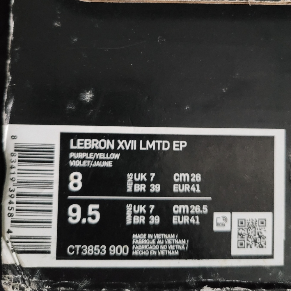 "LAKERS "Lebron VXII LMTD EP - Picture 10 of 10